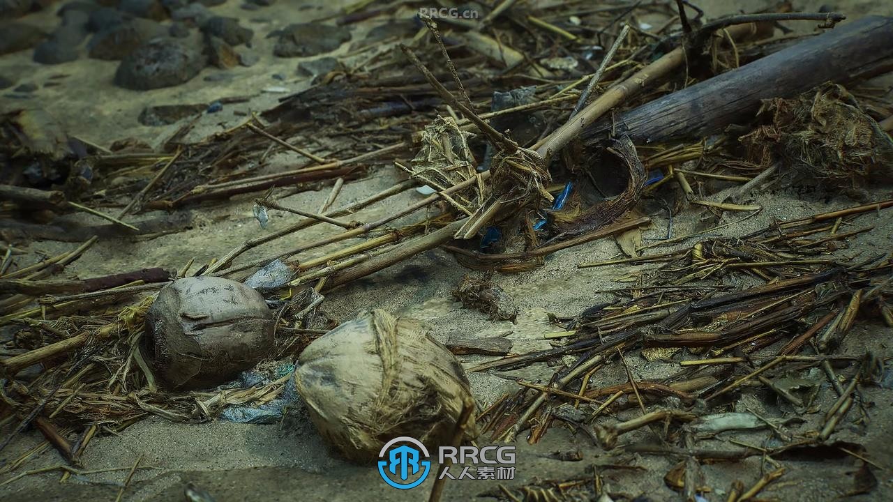 逼真热带丛林岛屿环境场景UE游戏素材