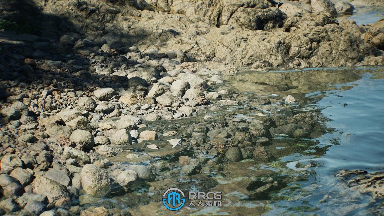 逼真热带丛林岛屿环境场景UE游戏素材