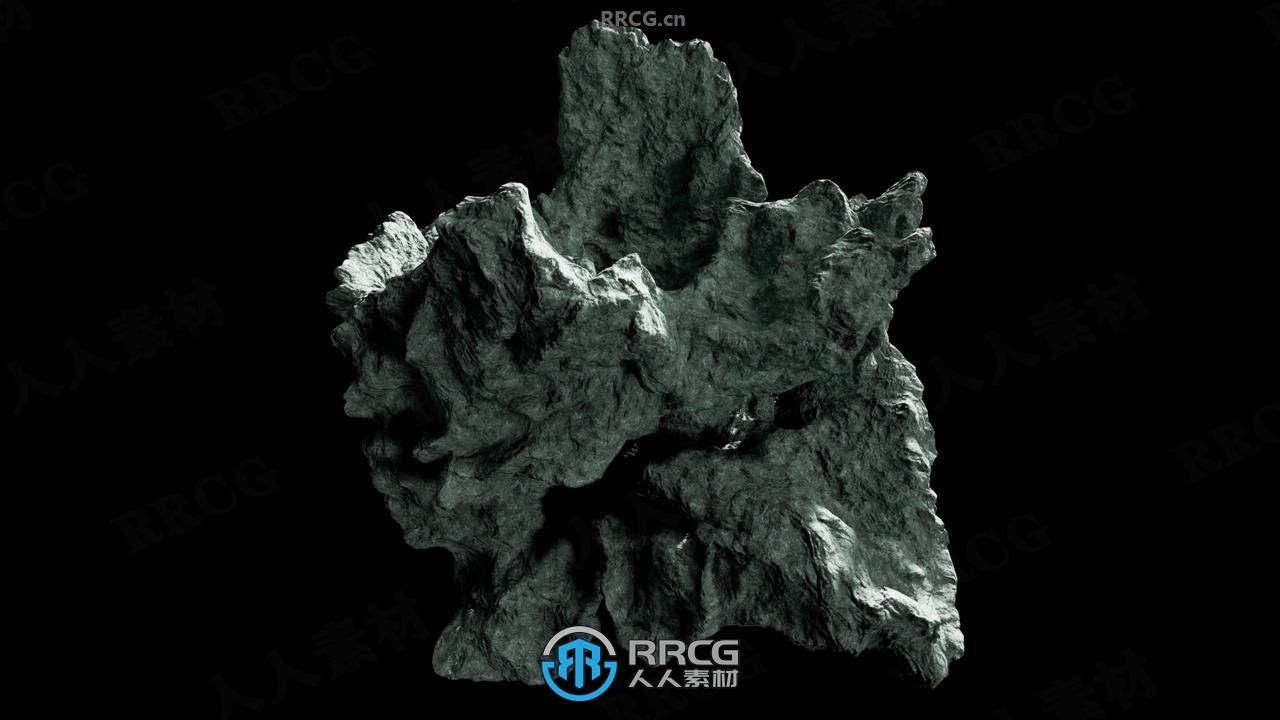 45个高精度太空小行星3D模型UE游戏素材