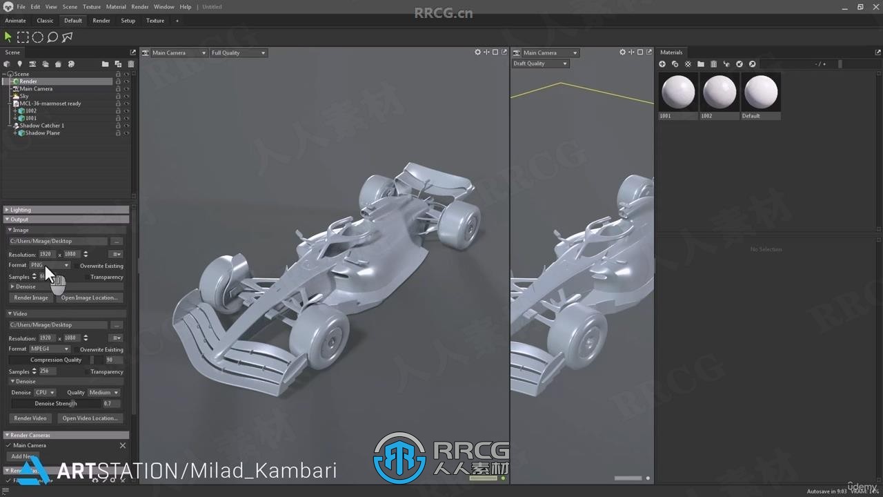 Blender迈凯伦F1赛车完整制作工作流程视频教程