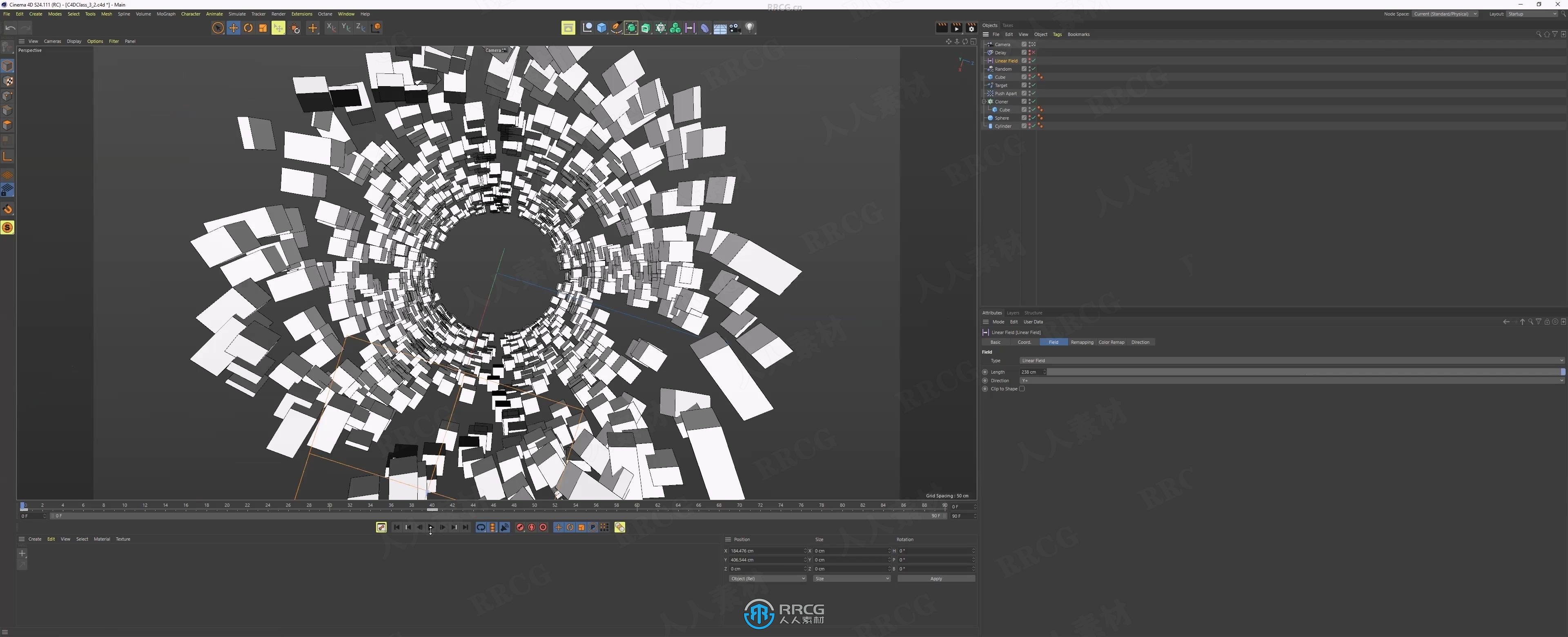 Houdini与C4D几何图形创意动画技术视频教程