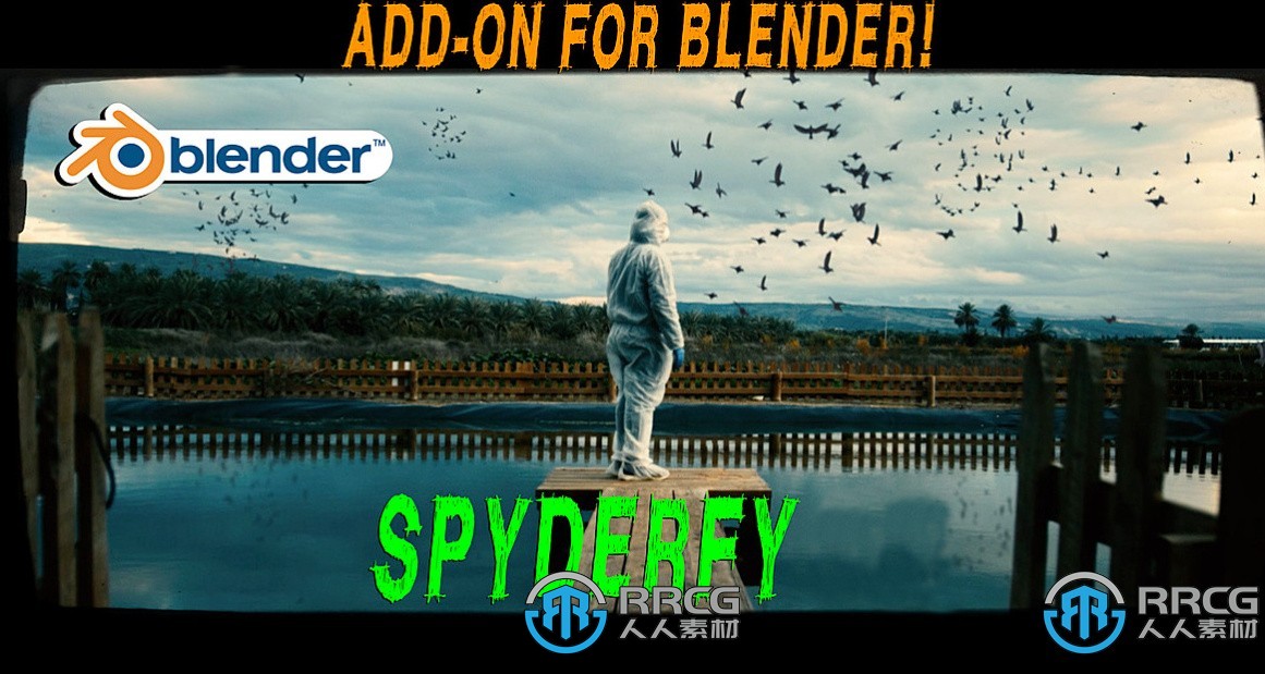 Spyderfy Boid Systems Add-On鸟群虫群快速添加Blender插件V3.4版