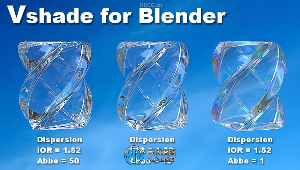 Vshade专业材质节点调节Blender插件V1.8.2版 + 材质库