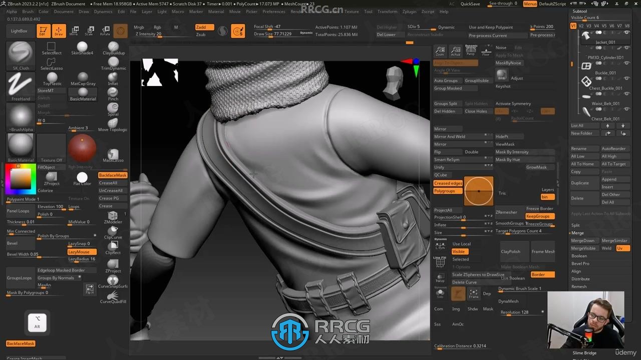 Zbrush 3个迷你角色雕刻艺术训练视频教程