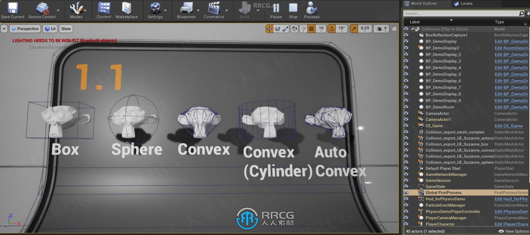 Simple Collider物理碰撞体制作Blender插件V1.0.1版