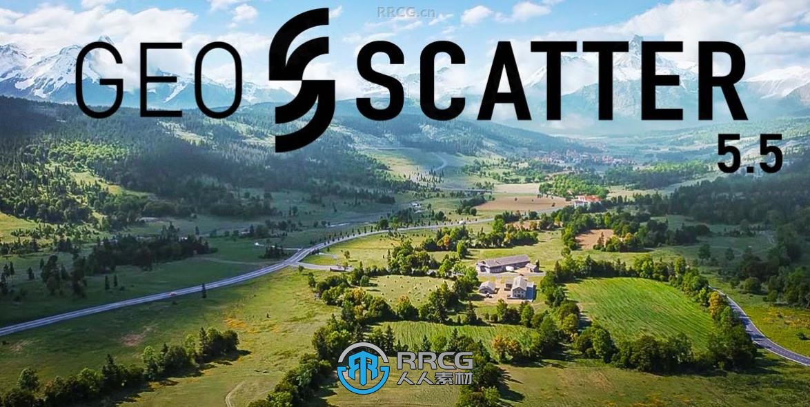 Geo-Scatter散射布局工具Blender插件V5.5.0版