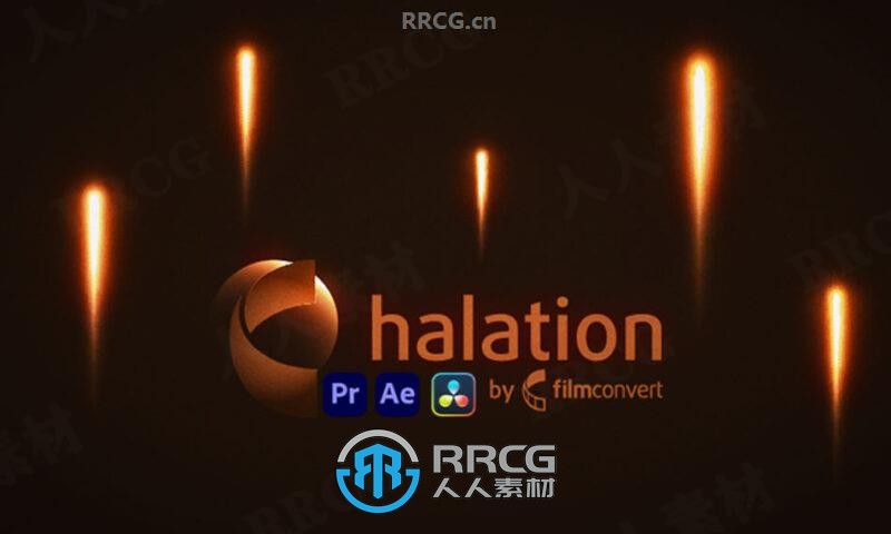 FilmConvert Halation局部周围添加光晕AE与PR插件V1.00版