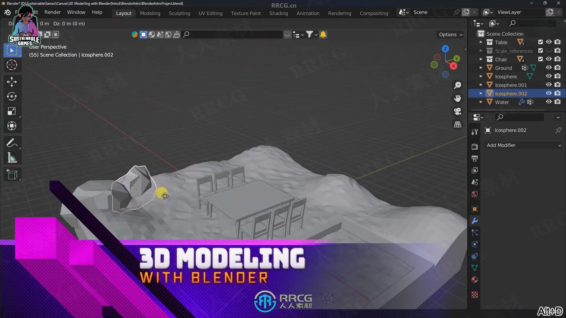 Blender制作XR扩展现实3D环境场景视频教程