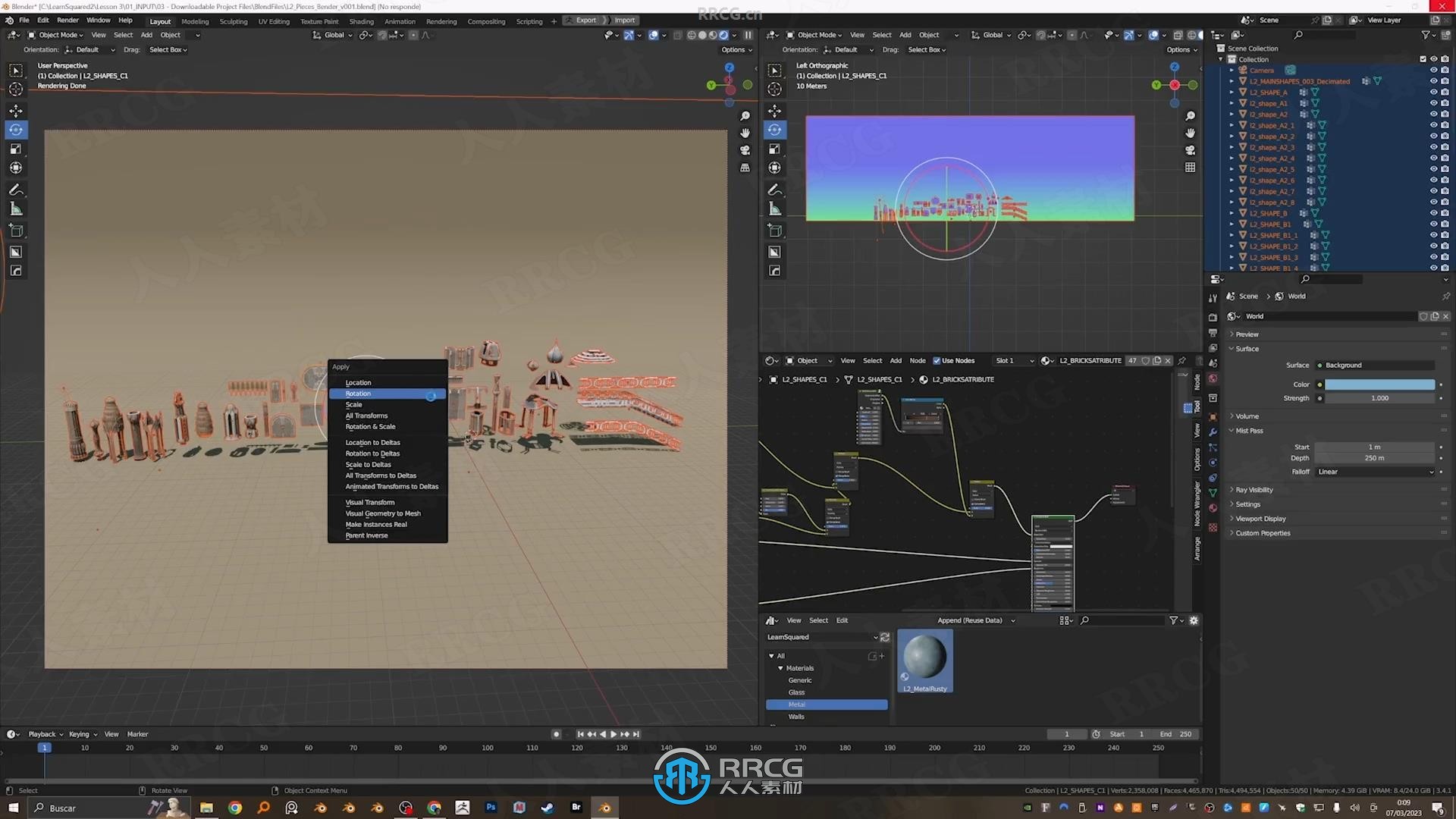 Zbrush概念艺术环境场景完整制作流程视频教程