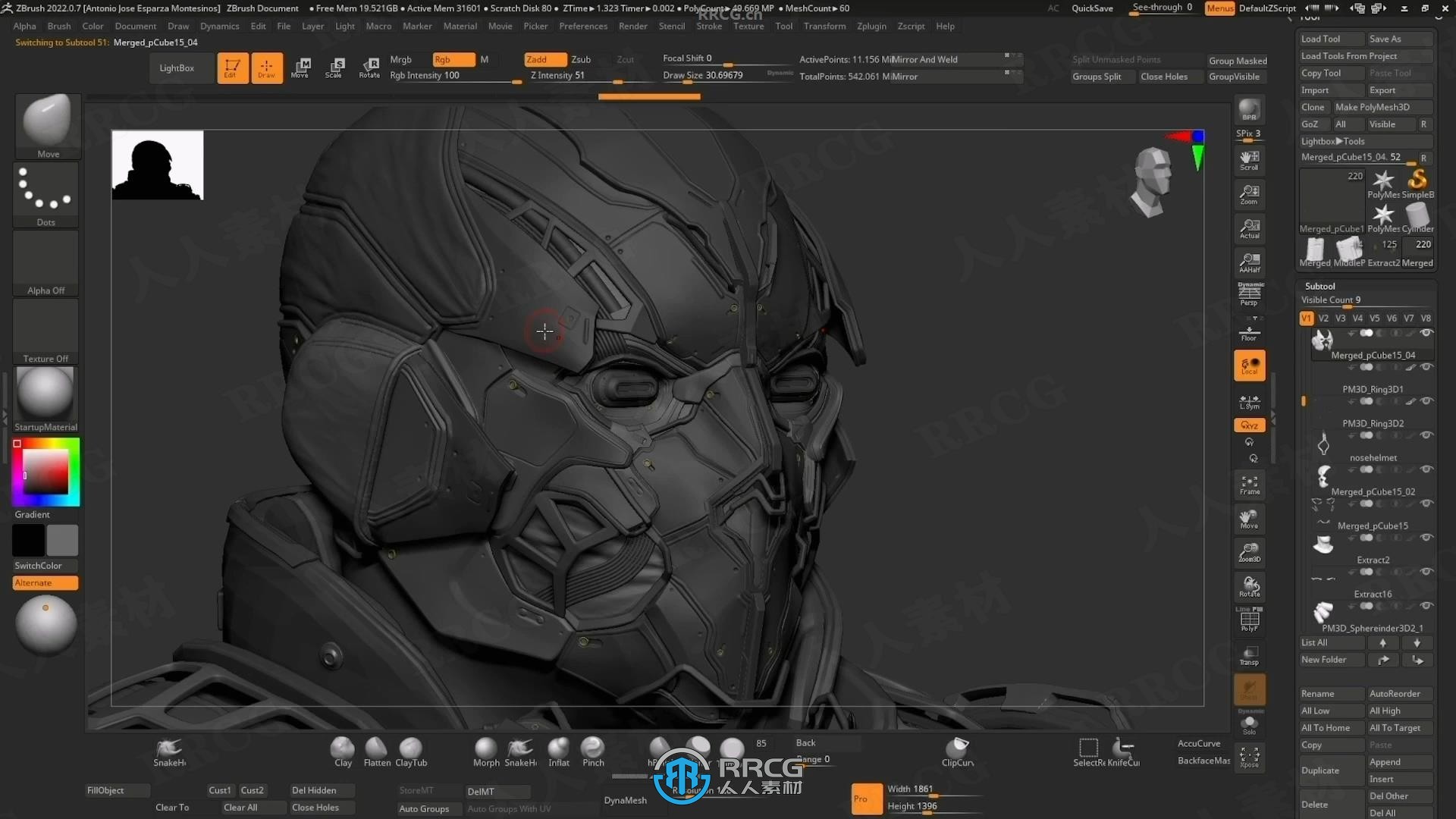 【中文字幕】Zbrush 3D概念艺术角色完整制作流程视频教程