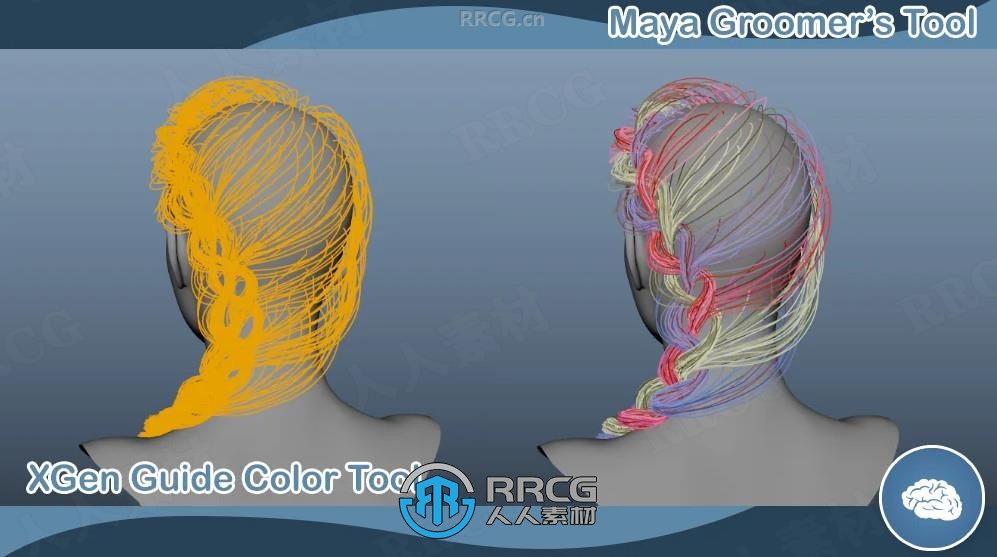 Maya Groomer's Tools高效毛发制作Maya插件V12.04版