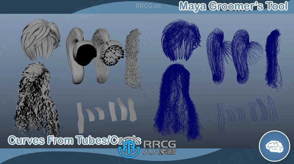 Maya Groomer's Tools高效毛发制作Maya插件V12.04版