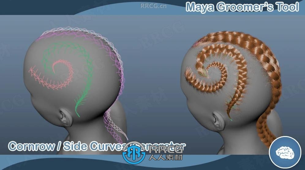 Maya Groomer's Tools高效毛发制作Maya插件V12.04版