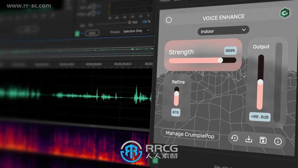 Boris FX CrumplePop Pro音频修复工具软件V2025.0.17版