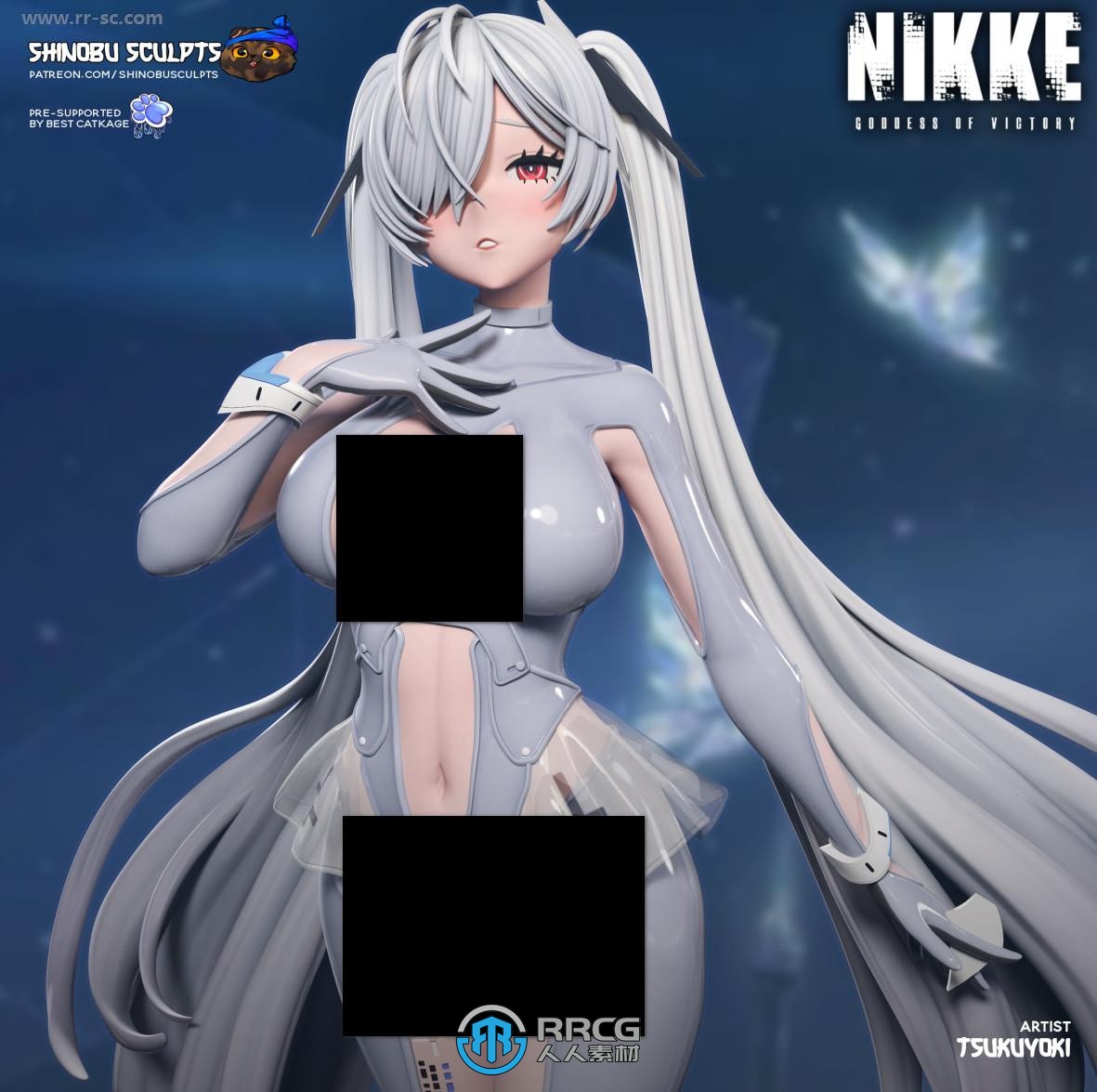 哭泣的灰姑娘Cinderella《NIKKE：胜利女神》游戏角色雕刻手办3D打印模型