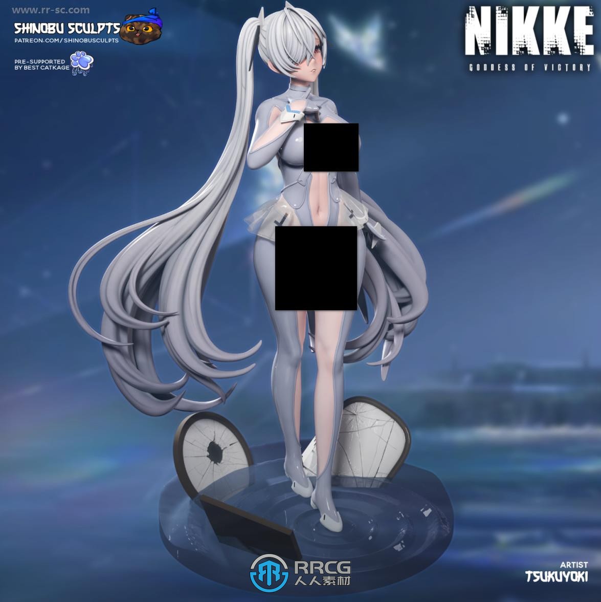 哭泣的灰姑娘Cinderella《NIKKE：胜利女神》游戏角色雕刻手办3D打印模型