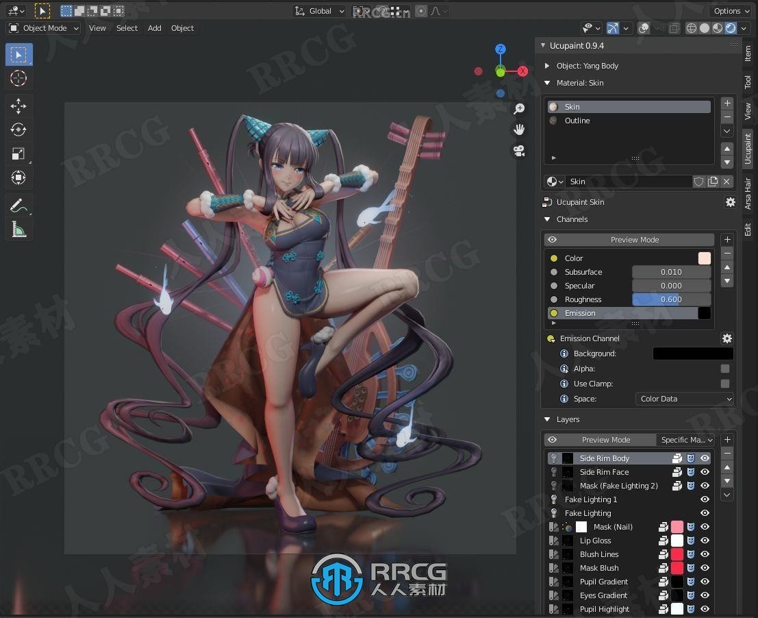 Ucupaint渲染引擎图层管理Blender插件V2.1.5版