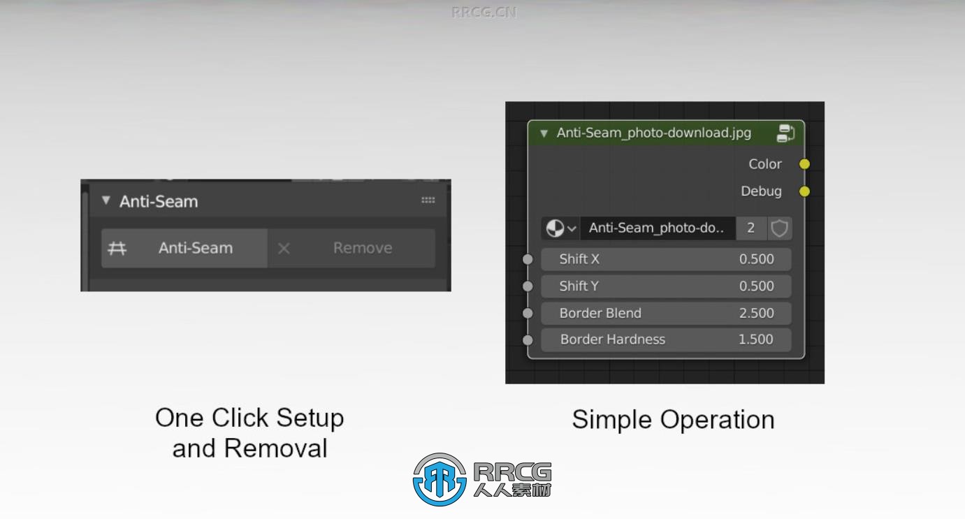 AntiSeam UV贴图接缝Blender插件V1.1版