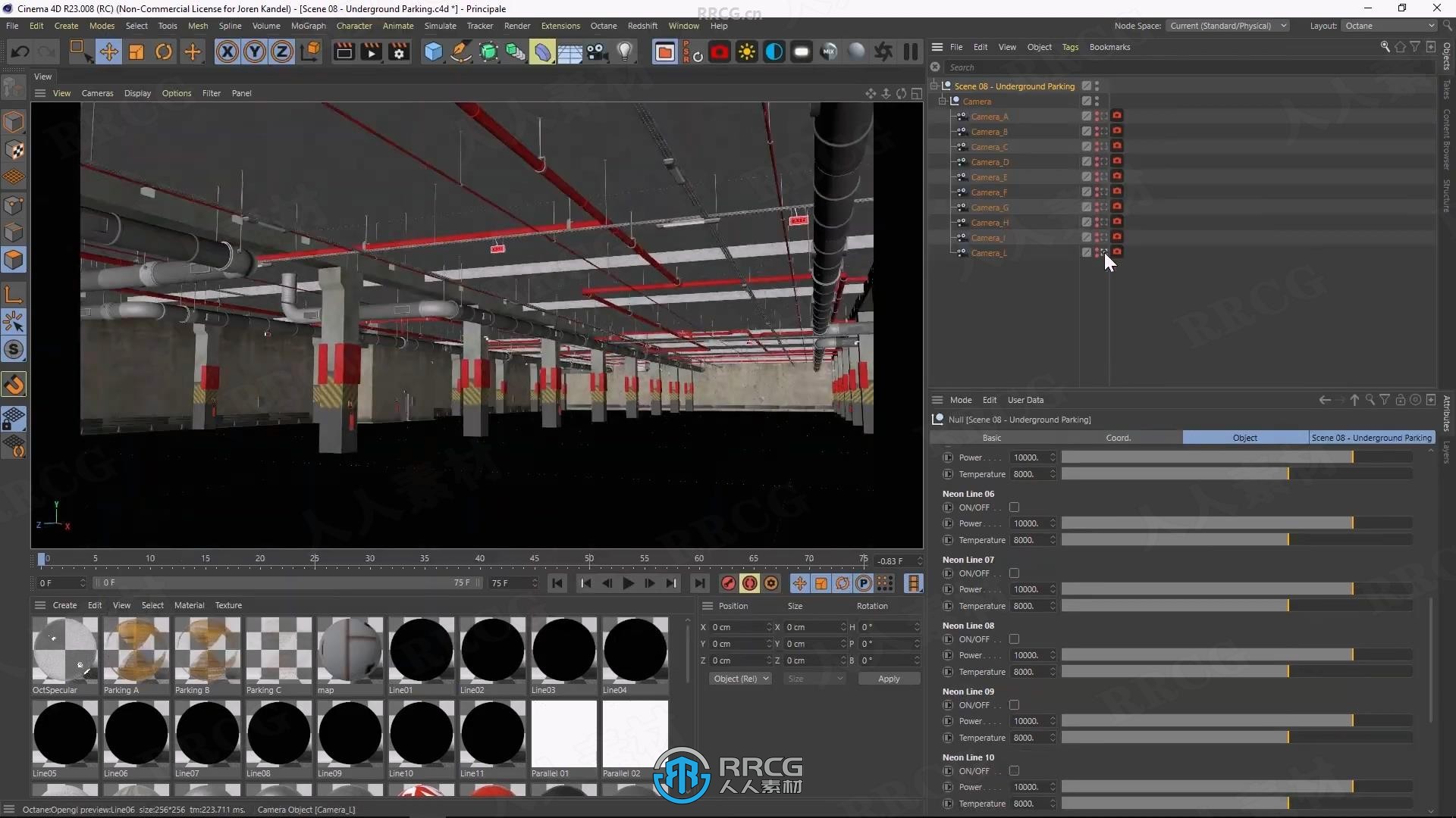 10组专业C4D动画和产品渲染3D环境资源包