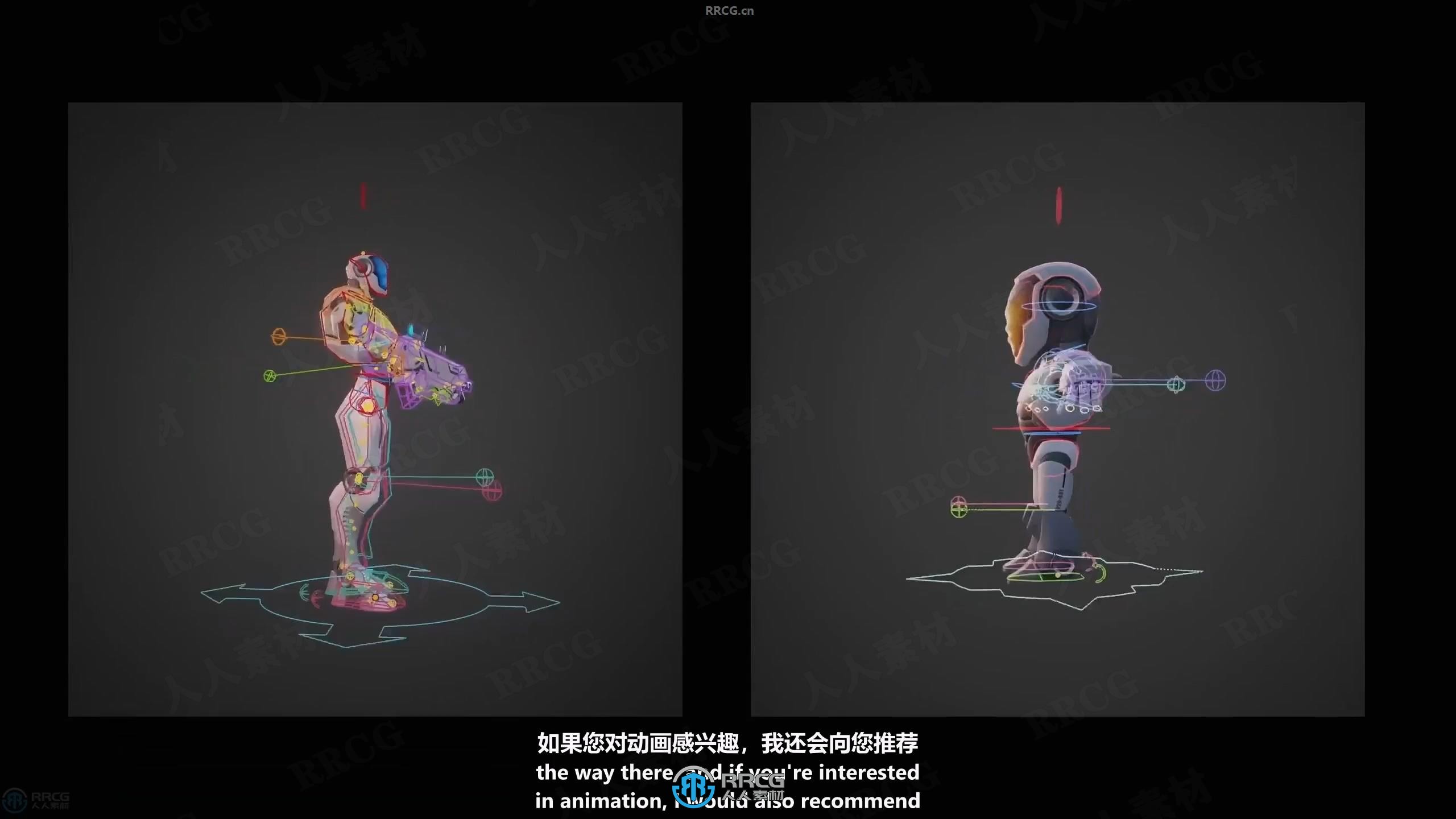 【中文字幕】Blender喷气背包飞行女孩完整制作工作流程视频教程