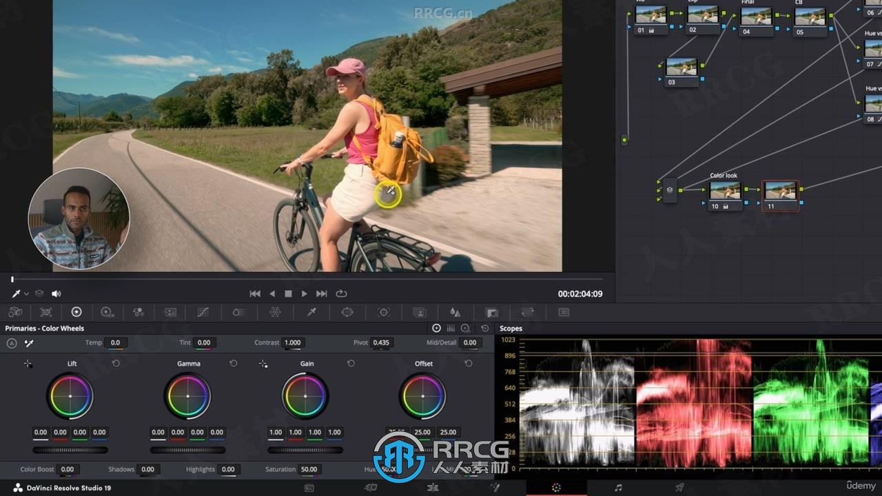 【中文字幕】DaVinci Resolve 19视频编辑与色彩分级全面训练视频教程