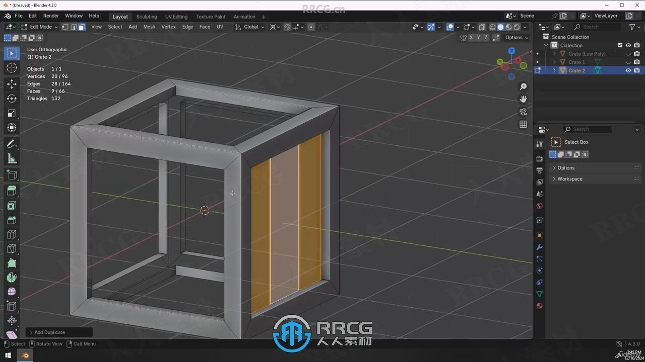 Blender与Unity游戏资产建模与优化技术视频教程