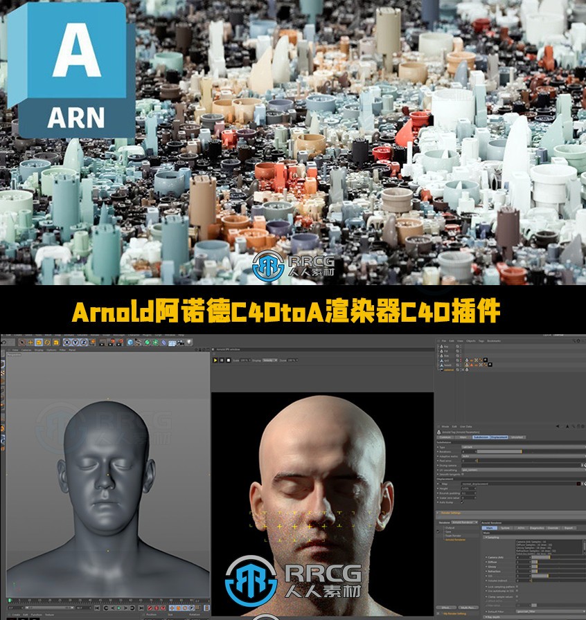 Arnold阿诺德C4DtoA渲染器C4D 2025插件V4.7.9.1版