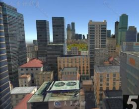 纽约市建筑城市环境模型Unity3D素材资源