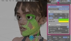 Draw Xray多边形网格贴合拓扑Blender插件V4.1.1版