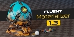 Fluent Materializer自定义纹理材质库Blender插件V1.3.2版