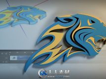 《PS三维标志动画制作视频教程》Digital-Tutors Energizing Your Logos with 3D An...