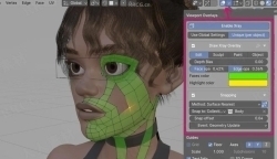 Draw Xray多边形网格贴合拓扑Blender插件V4.0.0版