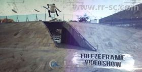 炫酷冻结空间效果视差幻灯片相册动画AE模板 Videohive Freeze Frame Videoshow 200...