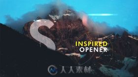 时尚空间翻转幻灯片相册动画AE模板 Videohive Inspired Slideshow I Opener 17915...