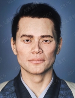 中年亚洲男性高清角色3D模型合集