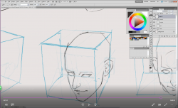 头部透视角度与比例绘画训练视频教程