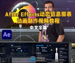 【中文字幕】After Effects动态信息图表动画制作视频教程