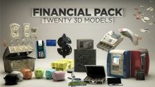 《财政财务3D模型合辑》The Pixel Lab Financial Pack