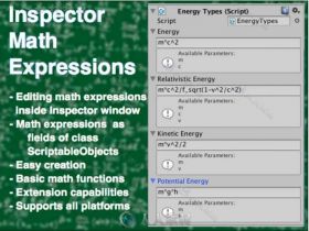 微小的检查器数学表达式工具编辑器扩充Unity素材资源