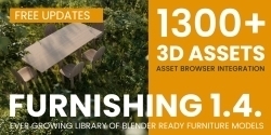 Furnishing家具模型制作Blender插件V1.4版