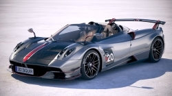 帕加尼风神Pagani Huayra Roadster 2020款超跑汽车3D模型