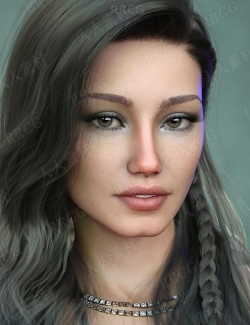 性感迷人女性角色浓重妆容3D模型合集
