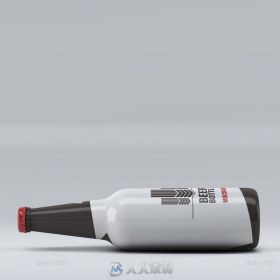 三联装啤酒包装展示PSD模板beer-bottle-mock-up-17535221