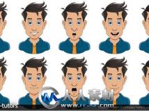 《Photoshop口型与声音同步动画视频教程》Digital-Tutors Drawing Phoneme Mouth E...