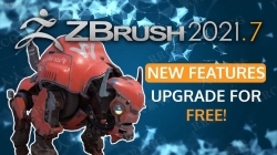 Pixologic发布了ZBrush 2021.7 新增了笔刷和雕刻功能