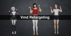 Vmd Retargeting角色动画制作Blender插件V1.24.2版