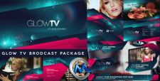 电视栏目包装设计AE模板 Videohive Glow TV Broadcast Package 4520753 After Effe...