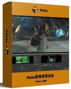 Nuke好莱坞级别抠像与2.5D背景合成特效视频教程