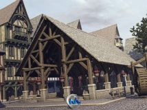 《中世纪码头模型贴图合辑》DAZ 3D Medieval Docks