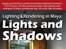 《Maya灯光阴影渲染技术进阶教程》3DRender Lighting And Rendering In Maya Lights And Shadows